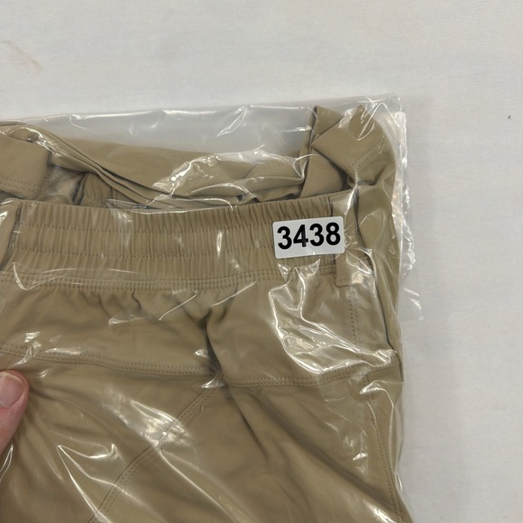 Birddogs Gym Shorts Lined Khaki Tan Nylon Stretch Athletic Mens Size M Long - Picture 10 of 10